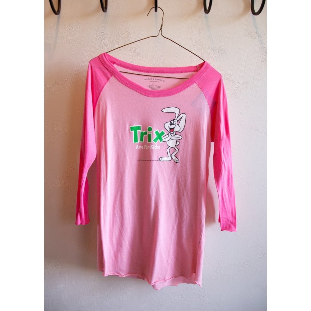 Pink Trix Are For Kids 3/4 length sleeve shirt
